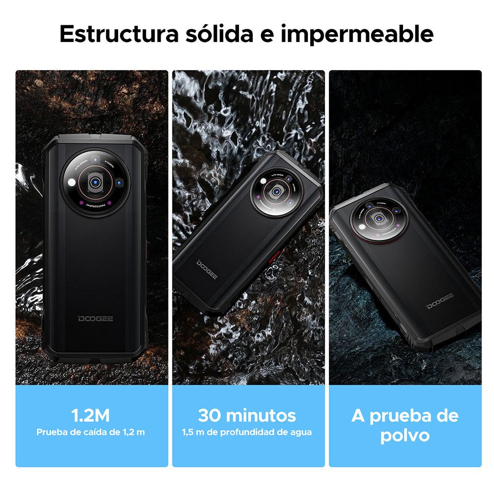 DOOGEE® V30Pro celular indestructible, 32/512GB 200MP AI cámara principal